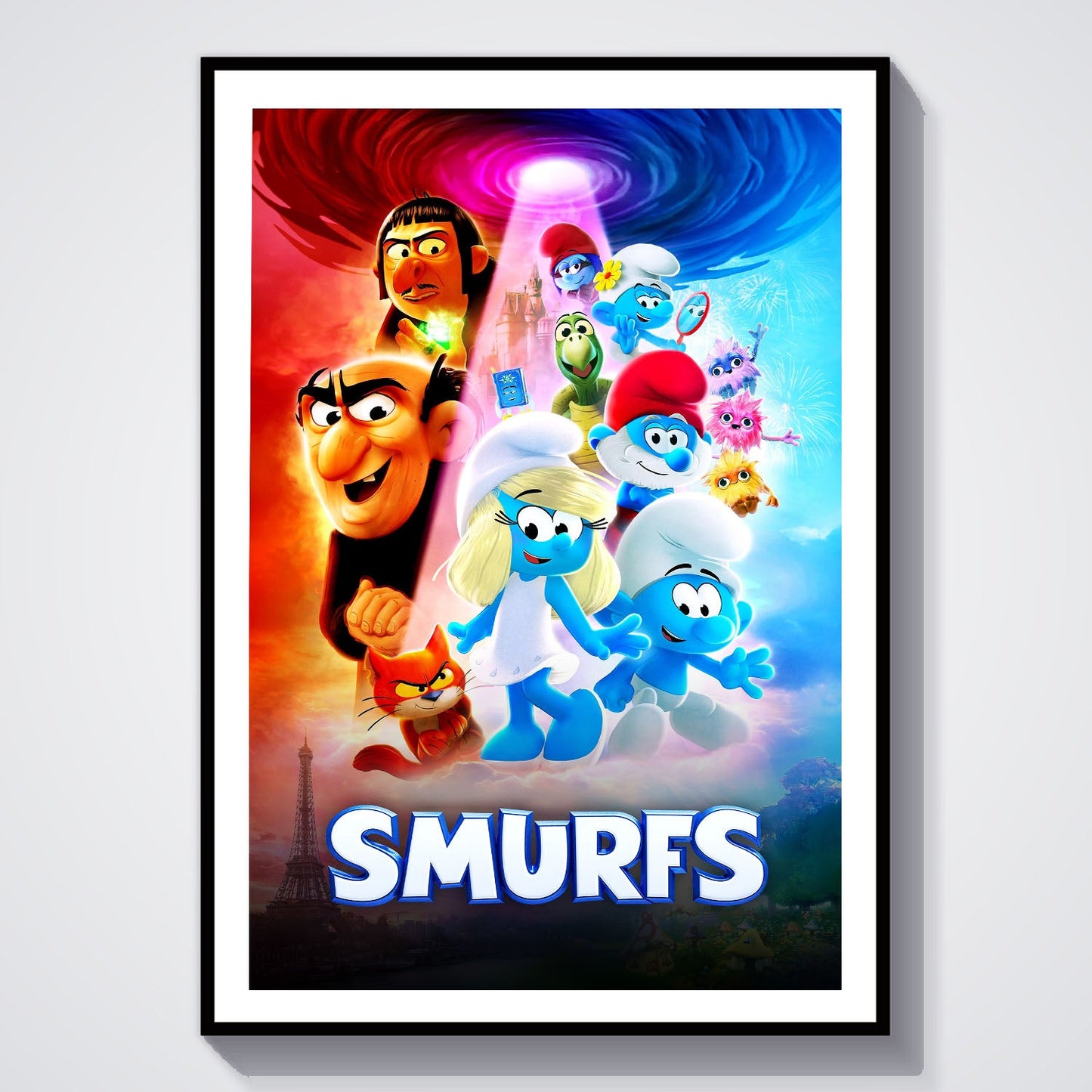 Flex Designs Poster Smurfs 8 x 10" Home Goods - Movie 2011 Movie Poster
