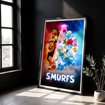 Flex Designs Poster Smurfs 8 x 10" Home Goods - Movie 2011 Movie Poster