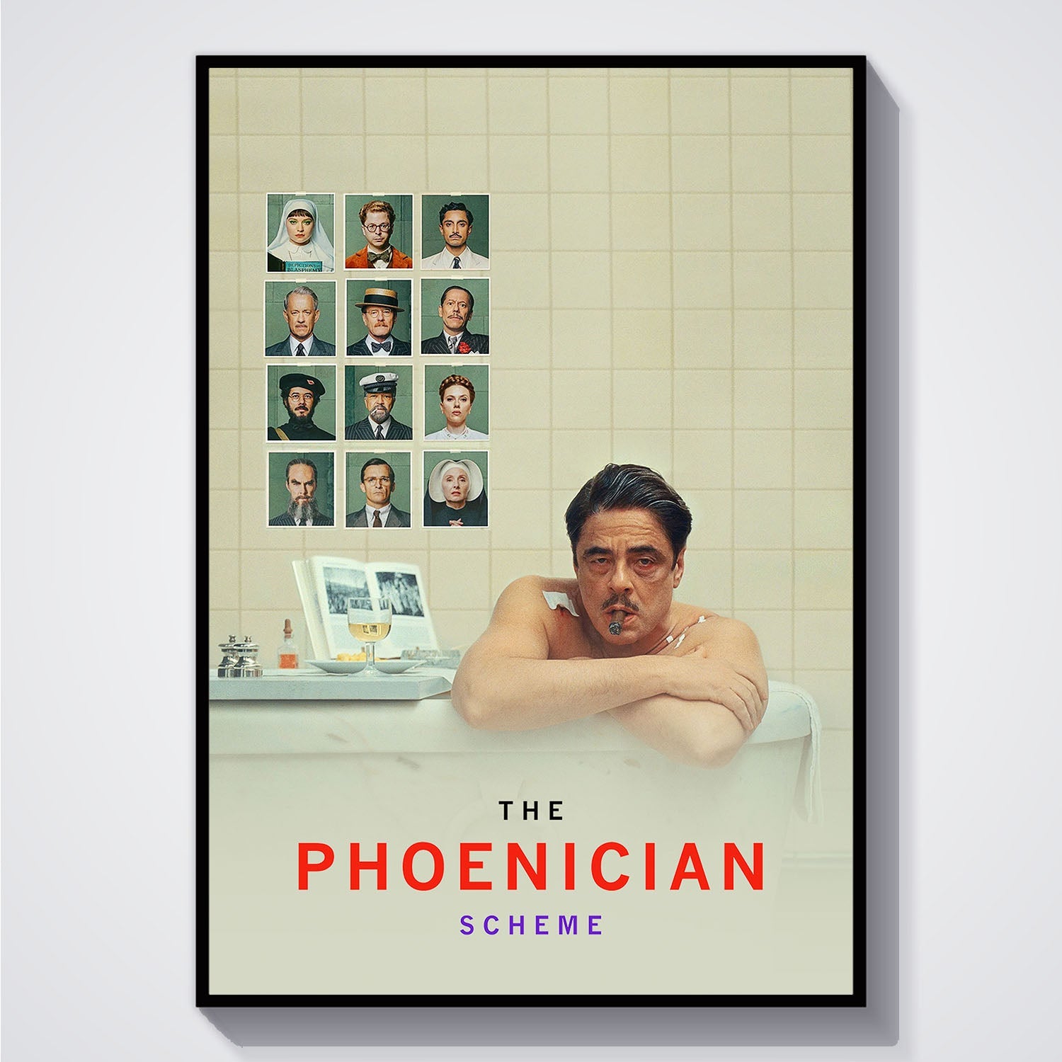 Flex Designs Poster The Phoenician Scheme Key Visual 5 x 7" Home Goods - Movie 2025 Movie Poster