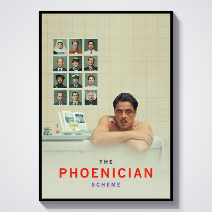 Flex Designs Poster The Phoenician Scheme Key Visual 5 x 7" Home Goods - Movie 2025 Movie Poster
