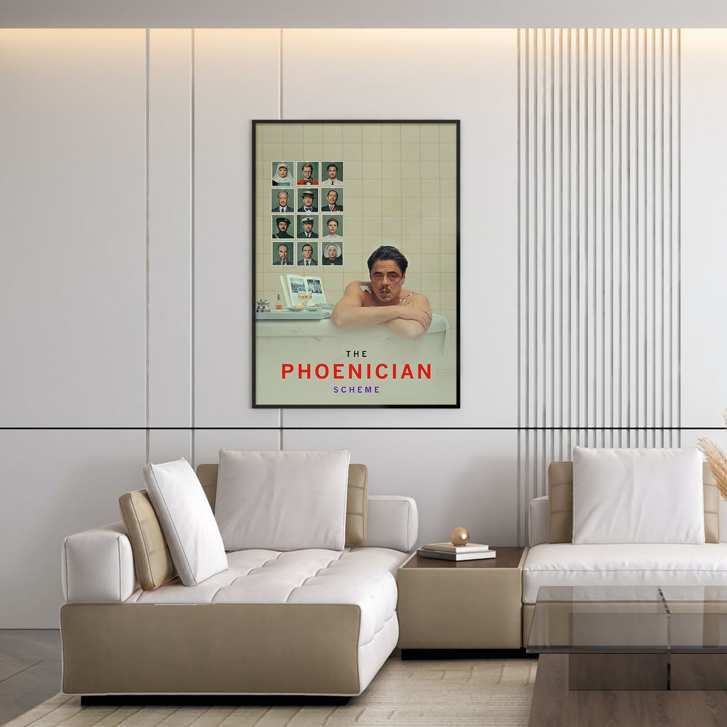 Flex Designs Poster The Phoenician Scheme Key Visual 5 x 7" Home Goods - Movie 2025 Movie Poster