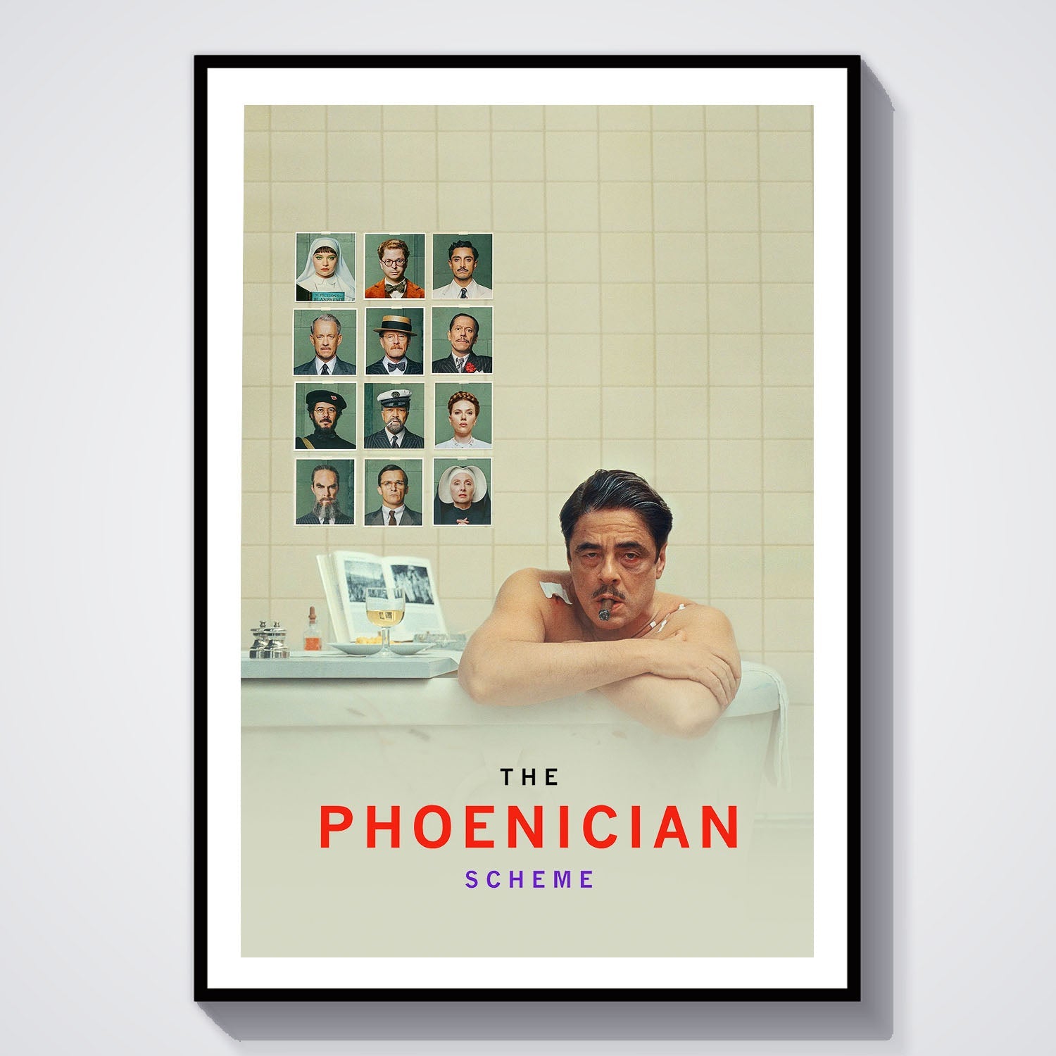 Flex Designs Poster The Phoenician Scheme Key Visual 8 x 10" Home Goods - Movie 2025 Movie Poster