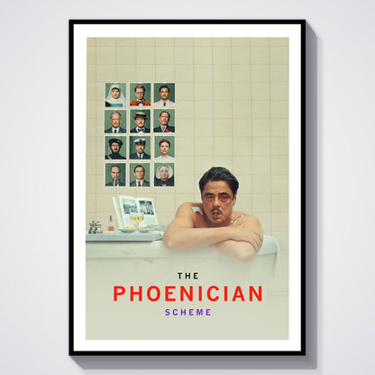 Flex Designs Poster The Phoenician Scheme Key Visual 8 x 10" Home Goods - Movie 2025 Movie Poster