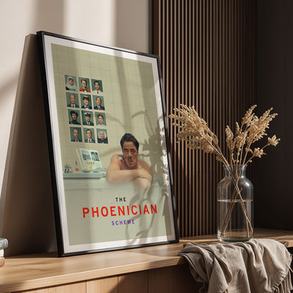 Flex Designs Poster The Phoenician Scheme Key Visual 8 x 10" Home Goods - Movie 2025 Movie Poster