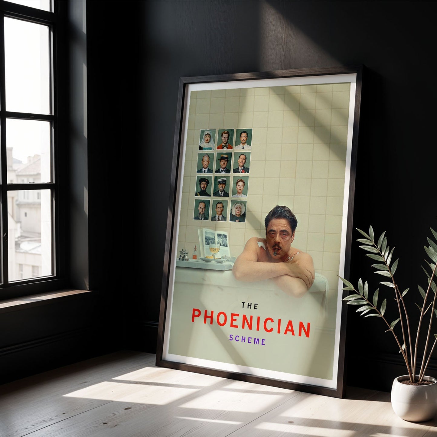 Flex Designs Poster The Phoenician Scheme Key Visual 8 x 10" Home Goods - Movie 2025 Movie Poster