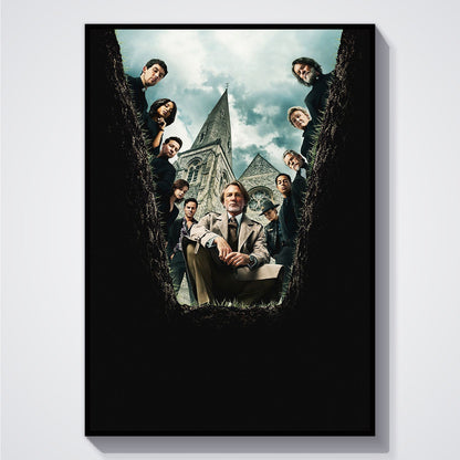 Flex Designs Poster Wake Up Dead Man - A Knives Out Mystery Key Art 5 x 7" Home Goods - Movie 2023 Movie Poster