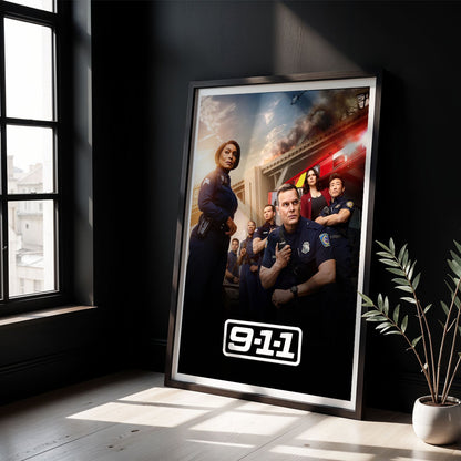 Flex Designs Poster 9-1-1 8 x 10" Home Goods - TV Show 2018 TV Show Poster