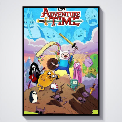Flex Designs Poster Adventure Time 5 x 7" Home Goods - TV Show 2010 TV Show Poster