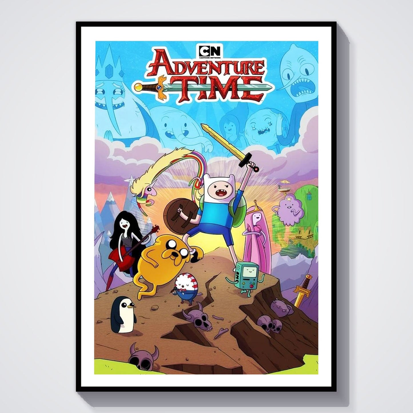 Flex Designs Poster Adventure Time 8 x 10" Home Goods - TV Show 2010 TV Show Poster