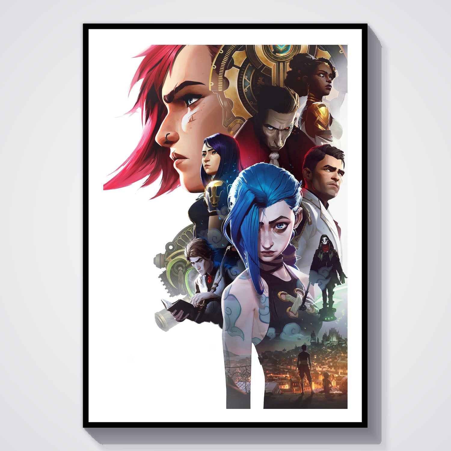 Flex Designs Poster Arcane Key Art 8 x 10" Home Goods - TV Show 2021 TV Show Poster
