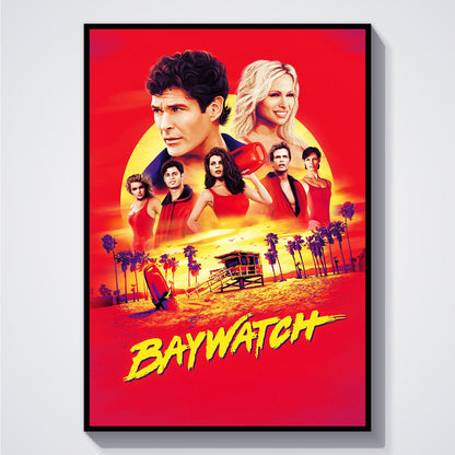 Flex Designs Poster Baywatch 5 x 7" Home Goods - Movie 2017 Movie Poster