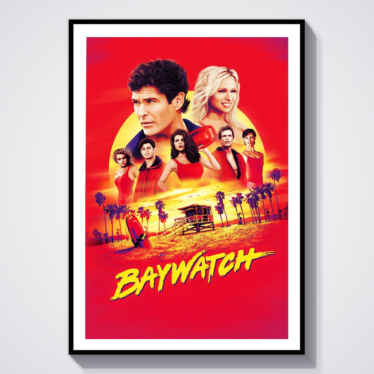 Flex Designs Poster Baywatch 8 x 10" Home Goods - Movie 2017 Movie Poster