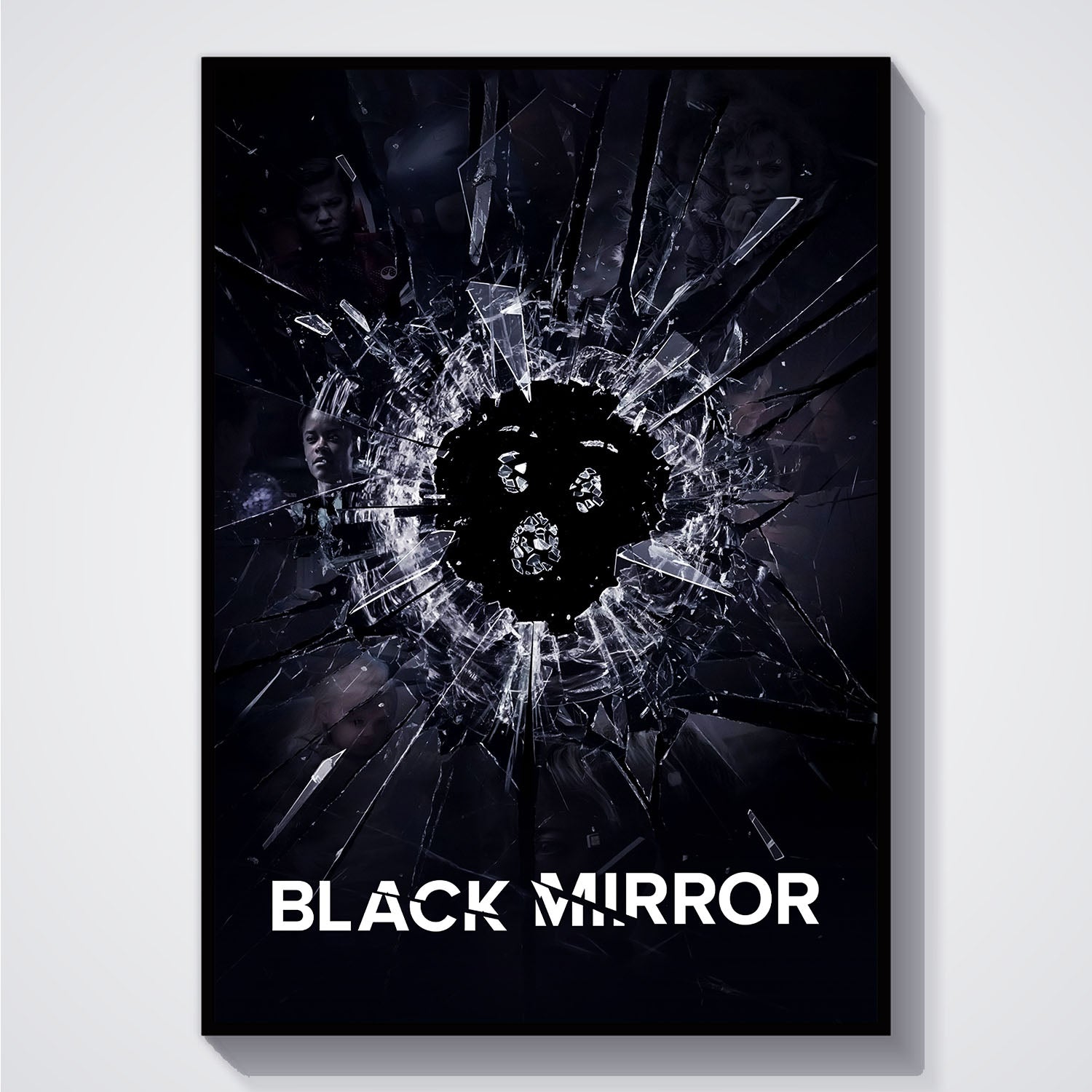 Flex Designs Poster Black Mirror 5 x 7" Home Goods - TV Show 2011 TV Show Poster