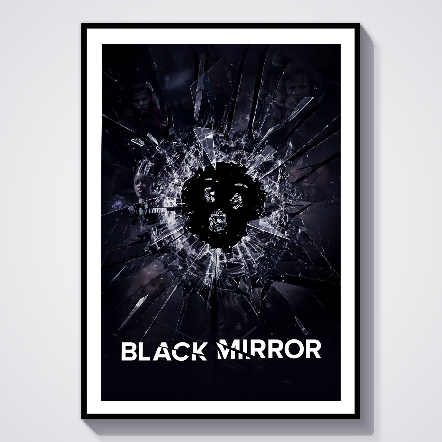 Flex Designs Poster Black Mirror 8 x 10" Home Goods - TV Show 2011 TV Show Poster