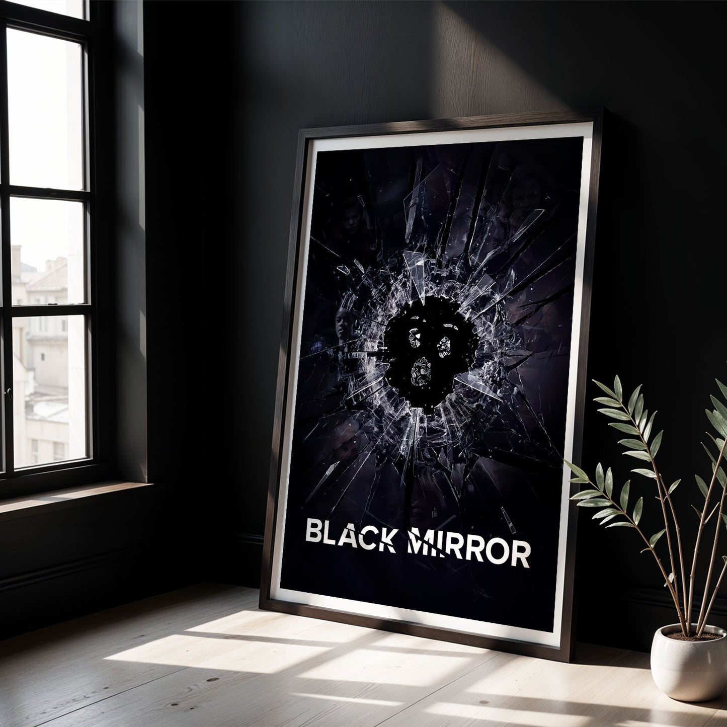 Flex Designs Poster Black Mirror 8 x 10" Home Goods - TV Show 2011 TV Show Poster