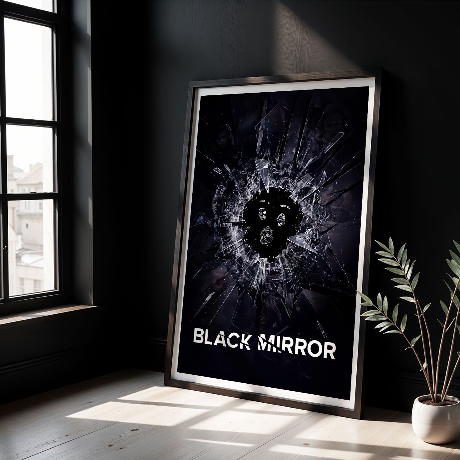 Flex Designs Poster Black Mirror 8 x 10" Home Goods - TV Show 2011 TV Show Poster