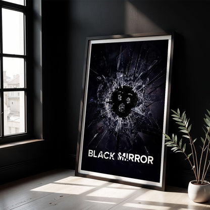 Flex Designs Poster Black Mirror 8 x 10" Home Goods - TV Show 2011 TV Show Poster