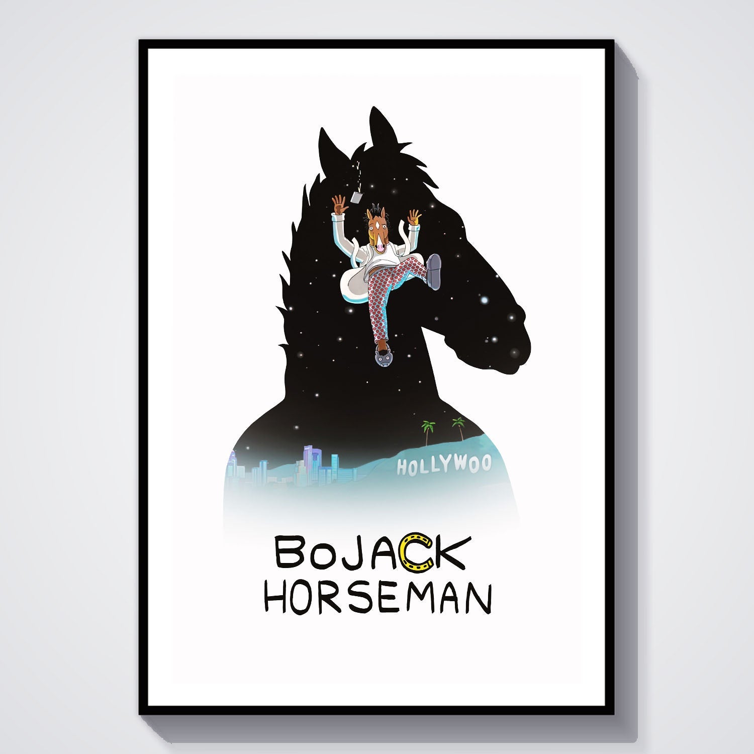 Flex Designs Poster BoJack Horseman 8 x 10" Home Goods - TV Show 2014 TV Show Poster
