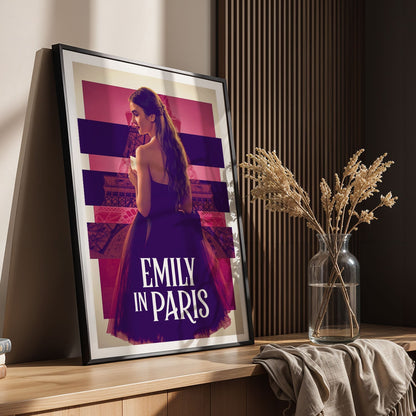 Flex Designs Poster Emily in Paris 8 x 10" Home Goods - TV Show 2020 TV Show Poster