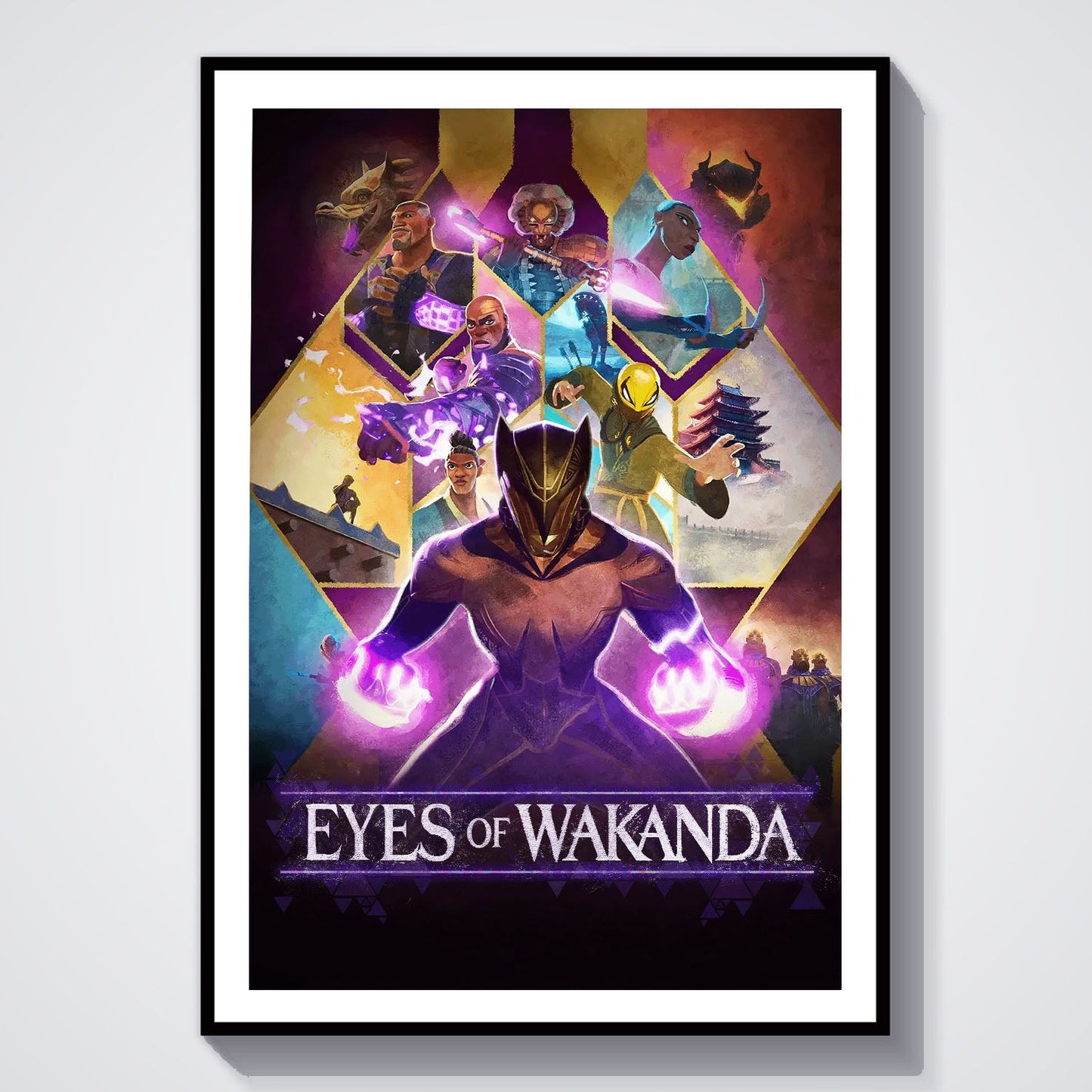 Flex Designs Poster Eyes of Wakanda 8 x 10" Home Goods - Movie 2025 Movie Poster