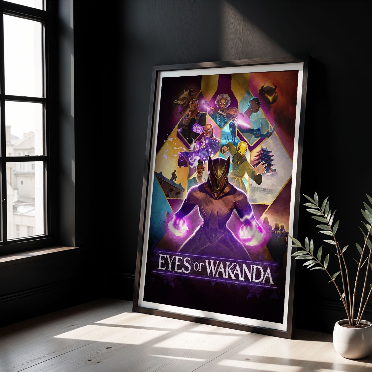 Flex Designs Poster Eyes of Wakanda 8 x 10" Home Goods - Movie 2025 Movie Poster