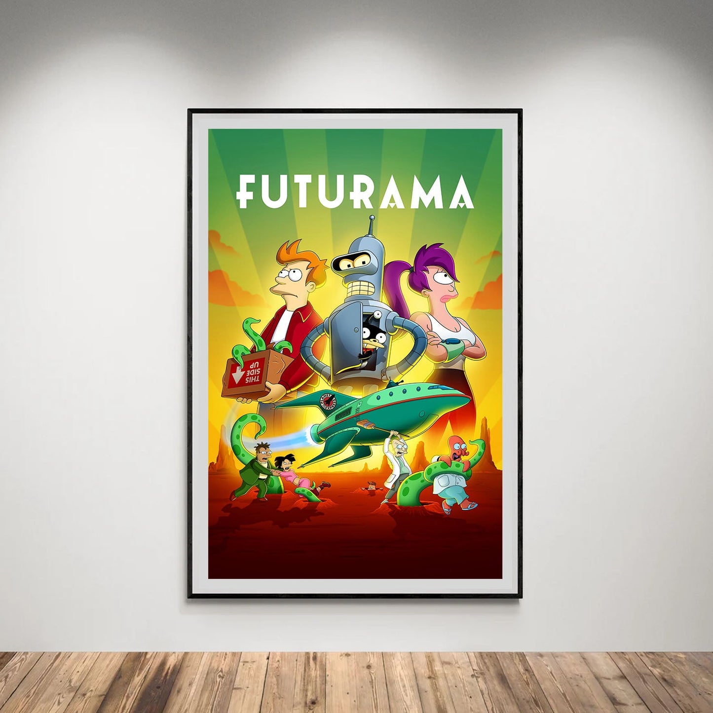 Flex Designs Poster Futurama 5 x 7" Home Goods - TV Show 1999 TV Show Poster