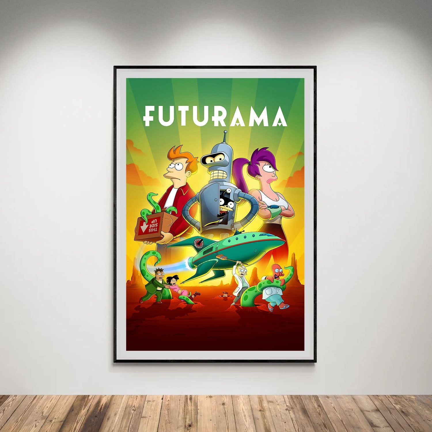 Flex Designs Poster Futurama 5 x 7" Home Goods - TV Show 1999 TV Show Poster