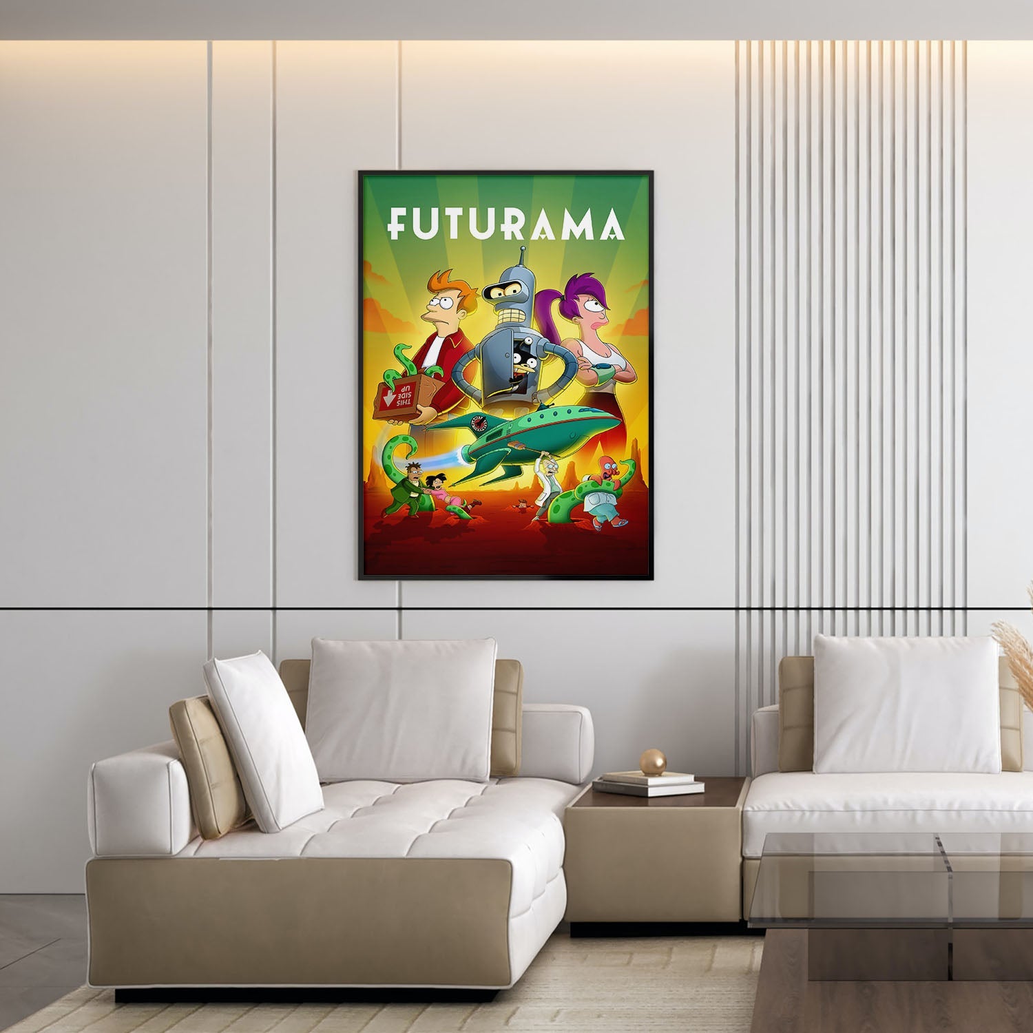 Flex Designs Poster Futurama 5 x 7" Home Goods - TV Show 1999 TV Show Poster
