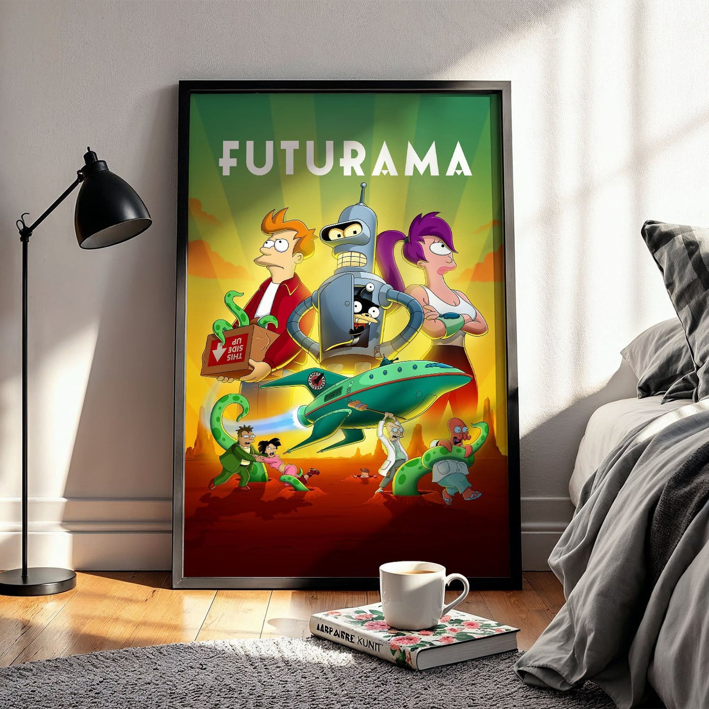 Flex Designs Poster Futurama 5 x 7" Home Goods - TV Show 1999 TV Show Poster