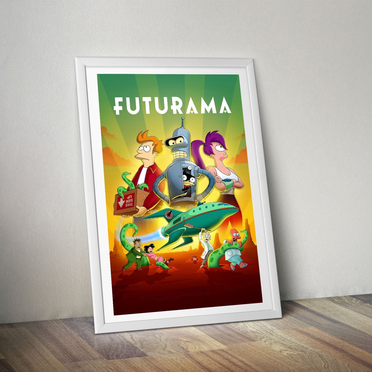 Flex Designs Poster Futurama 8 x 10" Home Goods - TV Show 1999 TV Show Poster