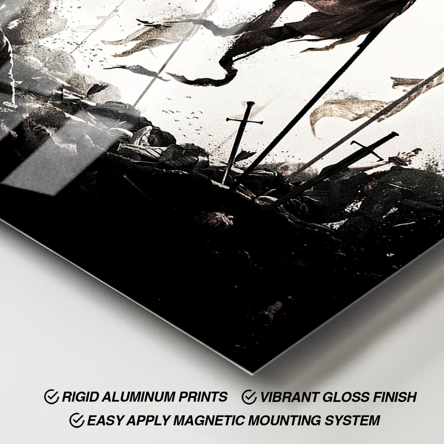 Game of Thrones Battlefield Minimalist TV Show Metal Poster