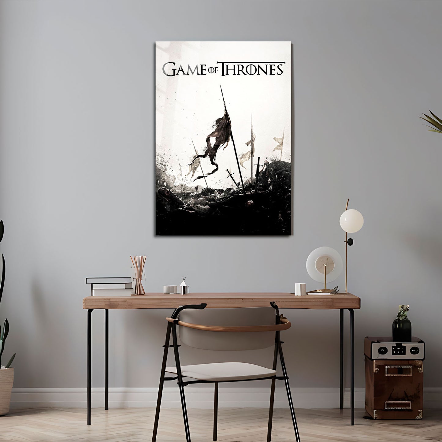 Game of Thrones Battlefield Minimalist TV Show Metal Poster