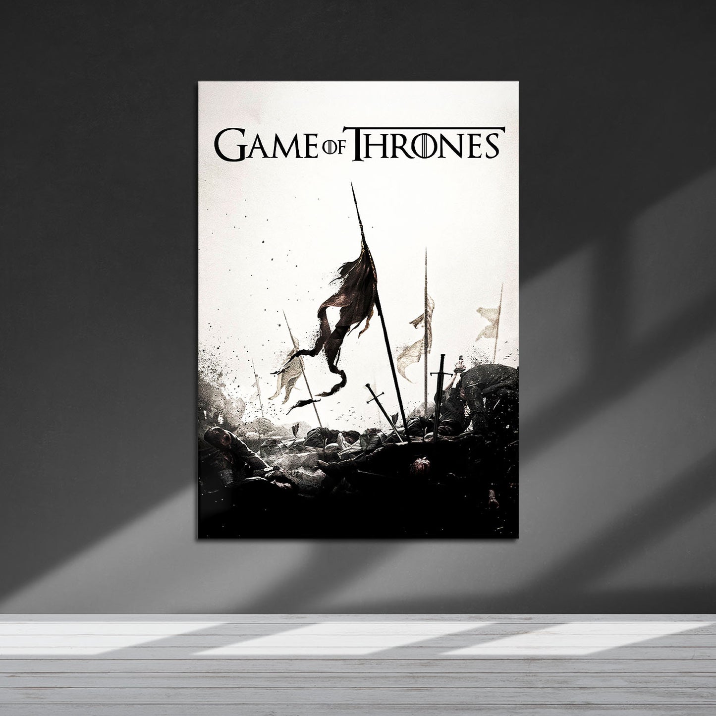 Game of Thrones Battlefield Minimalist TV Show Metal Poster