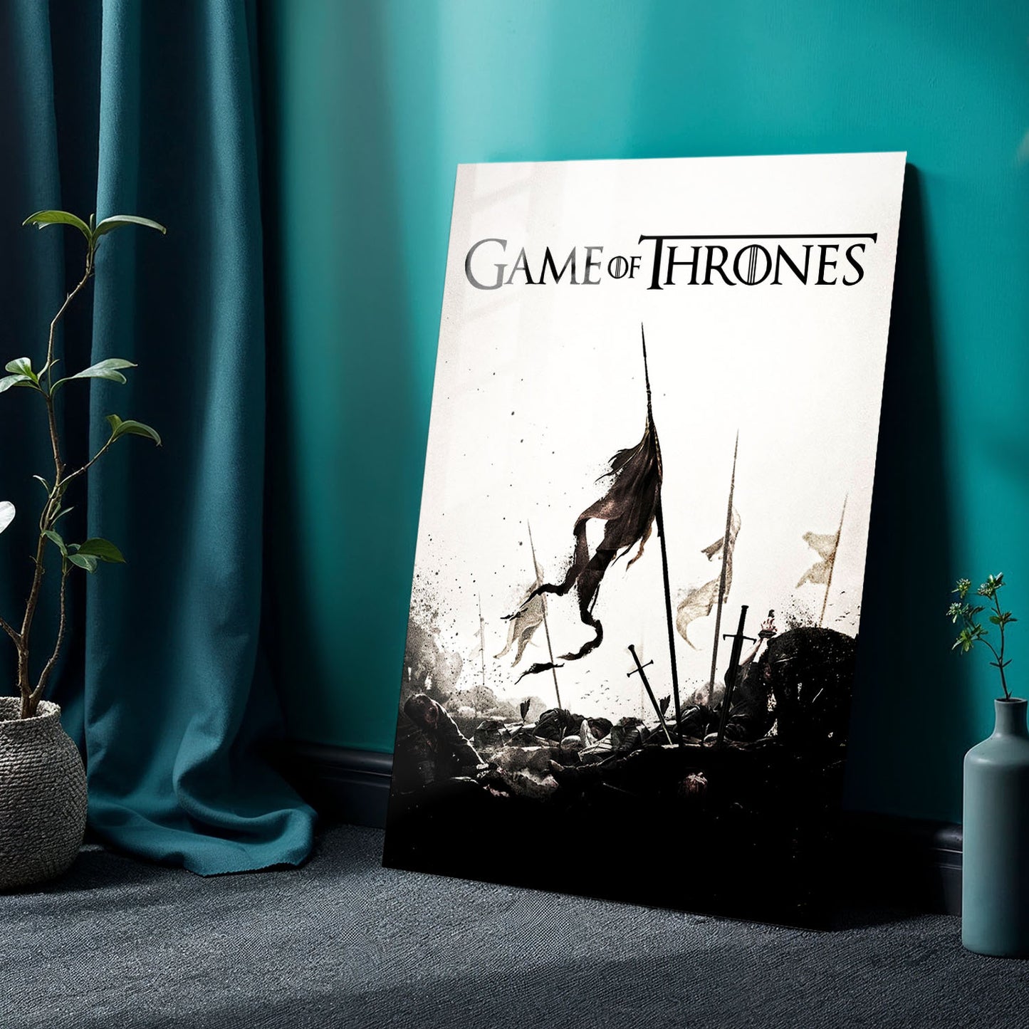 Game of Thrones Battlefield Minimalist TV Show Metal Poster
