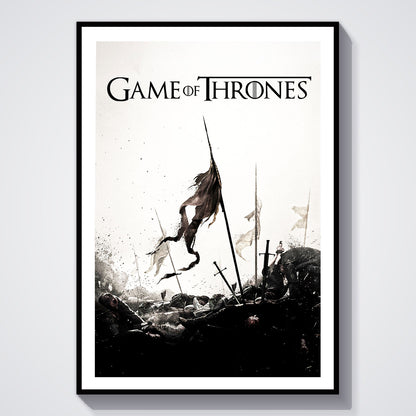 Game of Thrones Battlefield Minimalist TV Show Poster