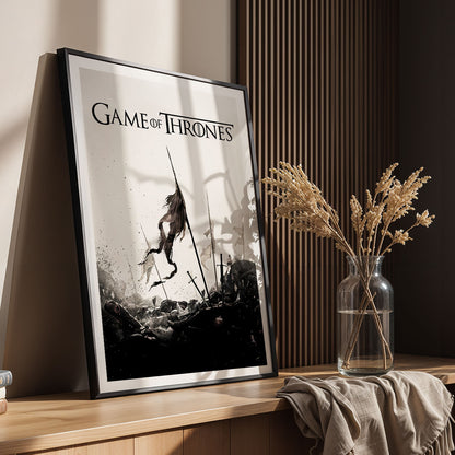 Game of Thrones Battlefield Minimalist TV Show Poster