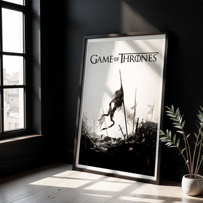Game of Thrones Battlefield Minimalist TV Show Poster