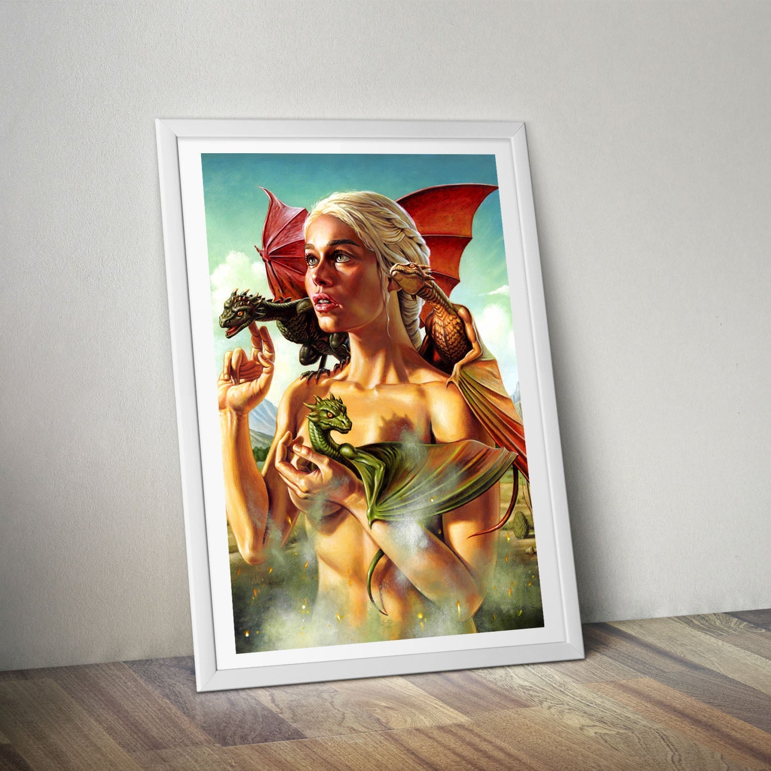 Flex Designs Poster Game of Thrones Mother of Dragons 8 x 10" Home Goods - TV Show 2011 TV Show Poster