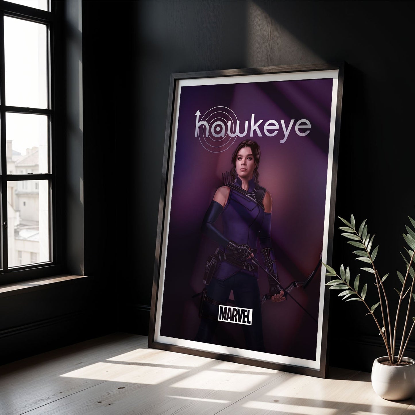 Flex Designs Poster Hawkeye Hailey Minimalist 8 x 10" Home Goods - TV Show 2021 TV Show Poster