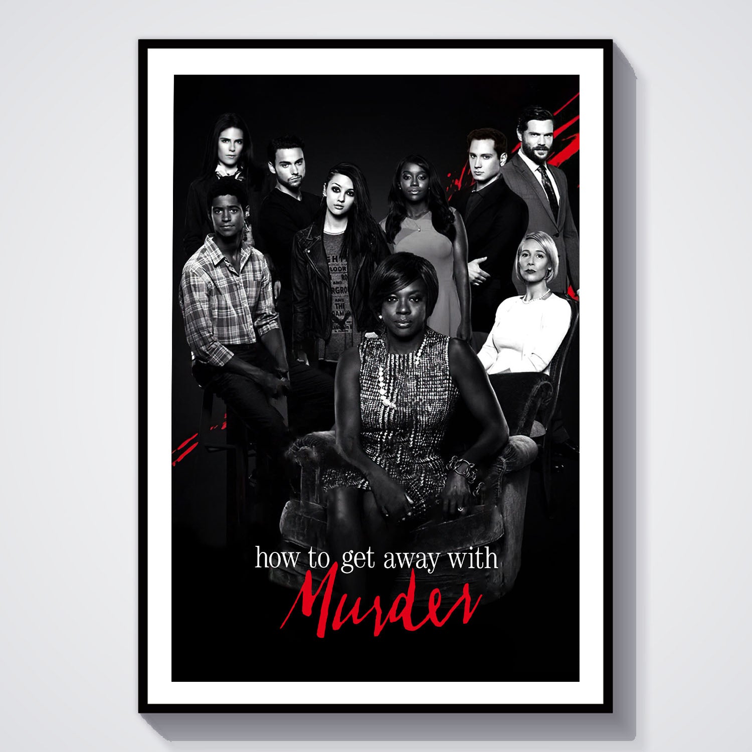 Flex Designs Poster How to Get Away with Murder 8 x 10" Home Goods - TV Show 2014 TV Show Poster