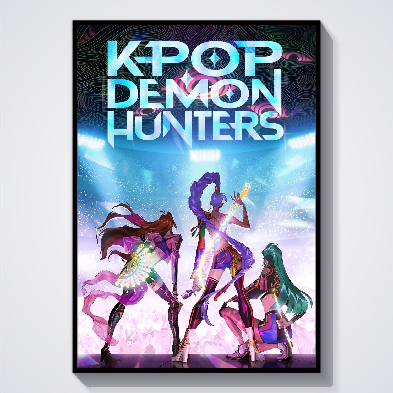Flex Designs Poster KPop Demon Hunters Backstage 5 x 7" Home Goods - TV Show 2025 TV Show Poster