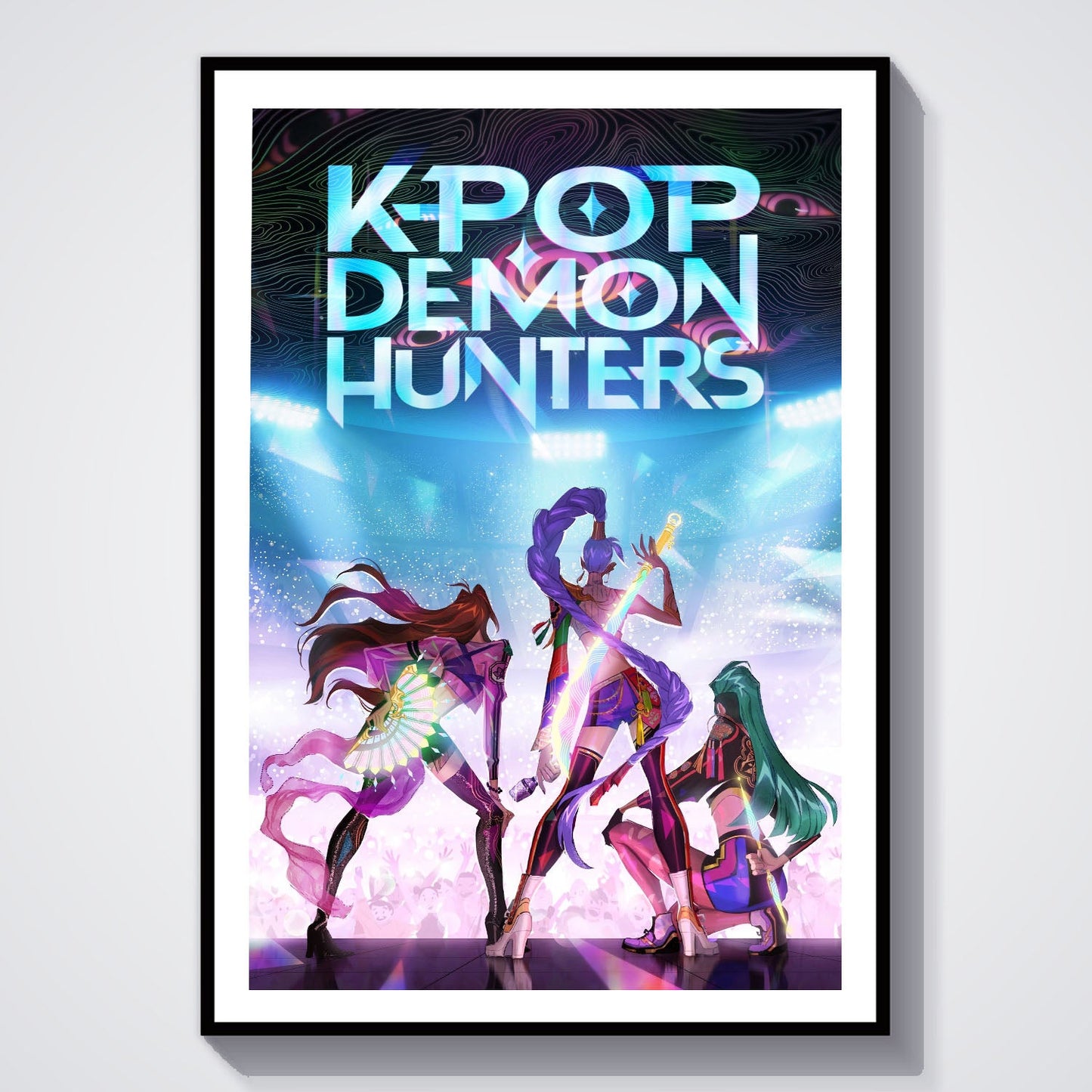 Flex Designs Poster KPop Demon Hunters Backstage 8 x 10" Home Goods - TV Show 2025 TV Show Poster