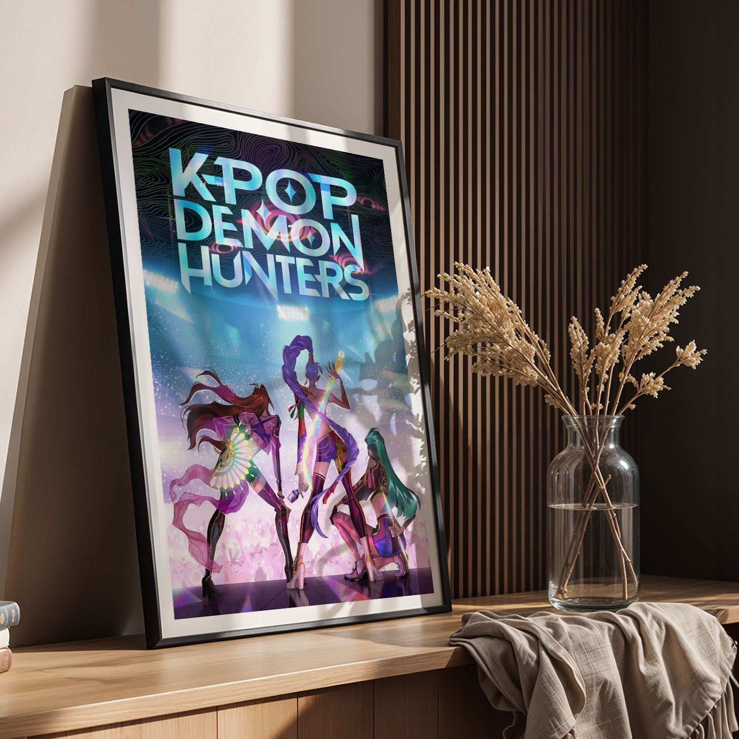 Flex Designs Poster KPop Demon Hunters Backstage 8 x 10" Home Goods - TV Show 2025 TV Show Poster