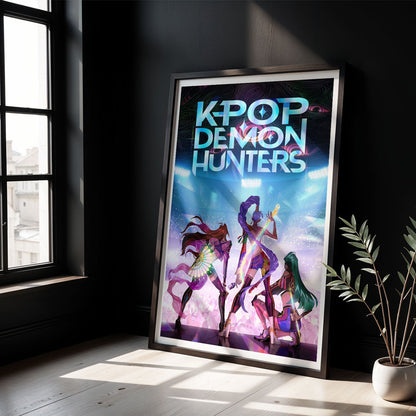 Flex Designs Poster KPop Demon Hunters Backstage 8 x 10" Home Goods - TV Show 2025 TV Show Poster