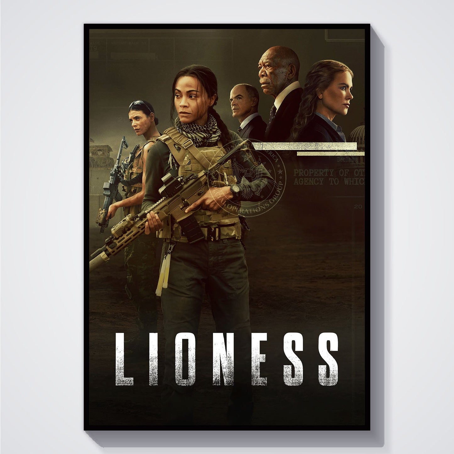 Flex Designs Poster Lioness 5 x 7" Home Goods - TV Show 2025 TV Show Poster