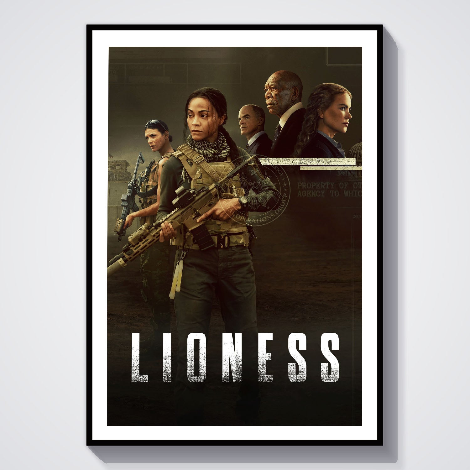 Flex Designs Poster Lioness 8 x 10" Home Goods - TV Show 2025 TV Show Poster