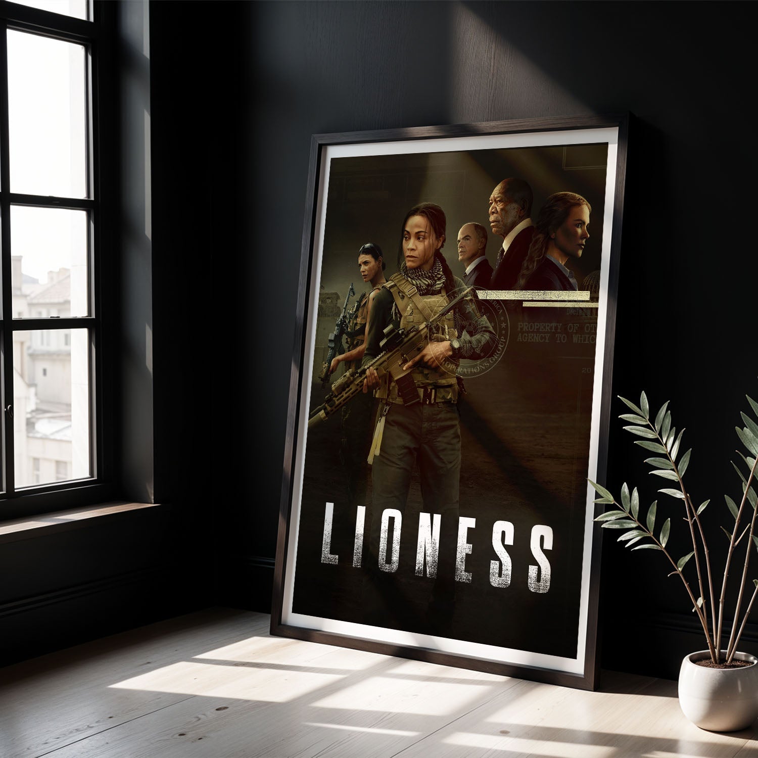 Flex Designs Poster Lioness 8 x 10" Home Goods - TV Show 2025 TV Show Poster