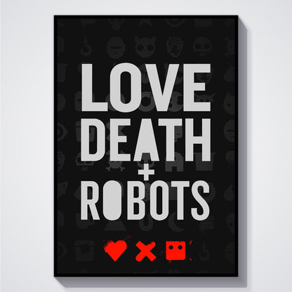 Flex Designs Poster Love, Death & Robots 5 x 7" Home Goods - TV Show 2019 TV Show Poster