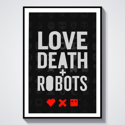 Flex Designs Poster Love, Death & Robots 8 x 10" Home Goods - TV Show 2019 TV Show Poster