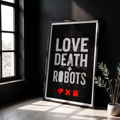 Flex Designs Poster Love, Death & Robots 8 x 10" Home Goods - TV Show 2019 TV Show Poster